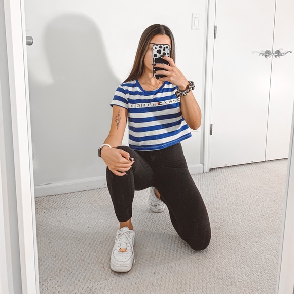 Tommy Hilfiger Tops - Tommy Hilfiger Striped Crop Top